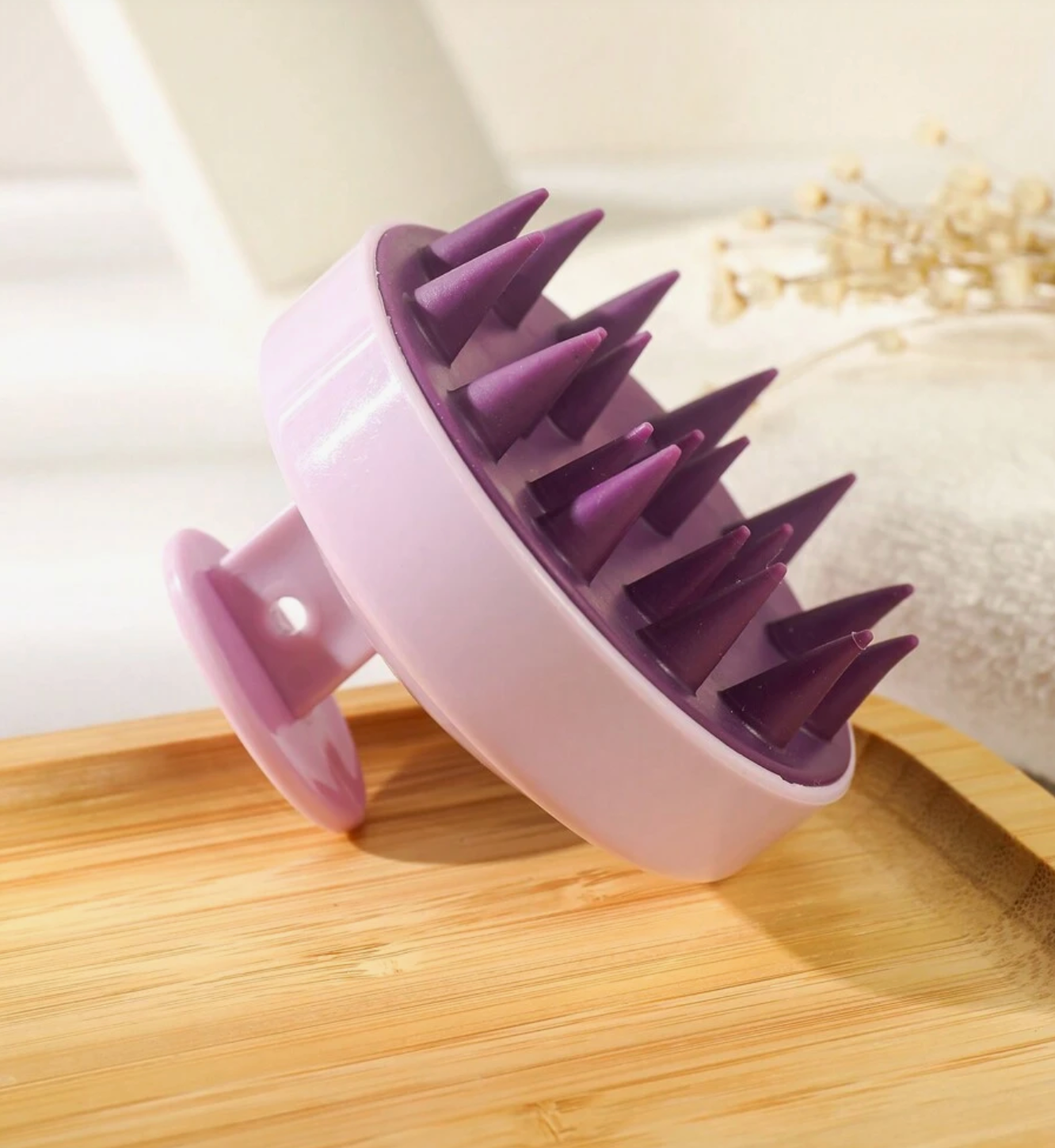 Brosse de massage du cuir chevelu